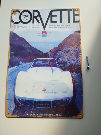 Corvette-kyltti