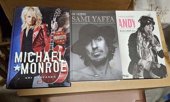 Michael Monroe, Sami Yaffa ja Andy – 3 rock-elämäkertakirjaa