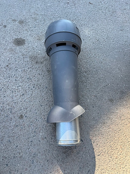 Iv poistoputki 160mm harmaa