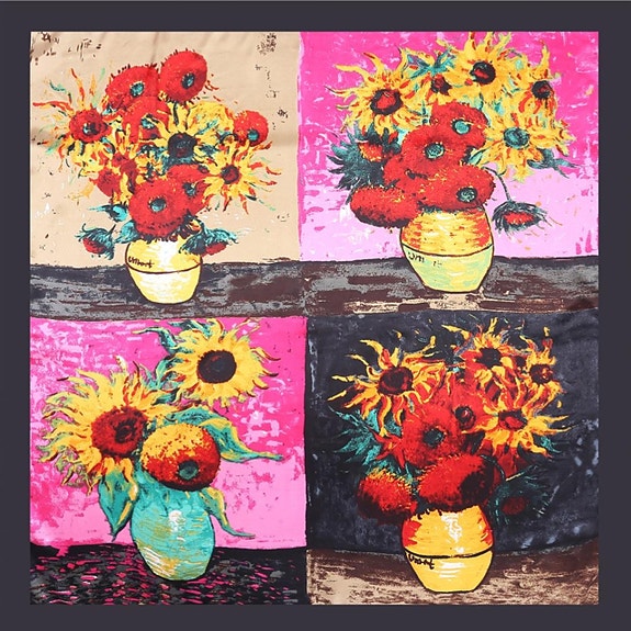 Huivi Van Gogh 90 x 90 cm ALE