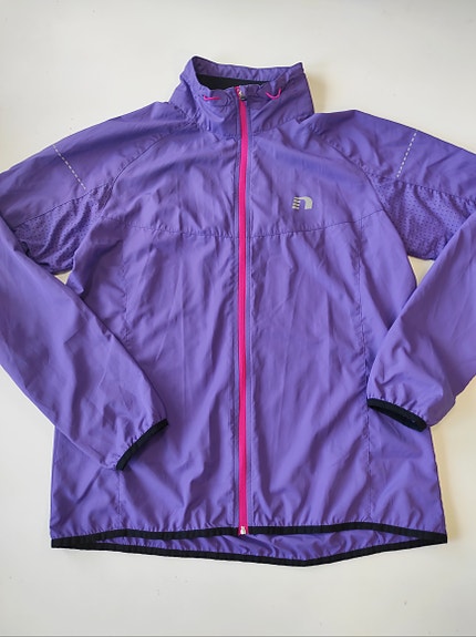 Naisten violetti juoksutakki L, 10e
