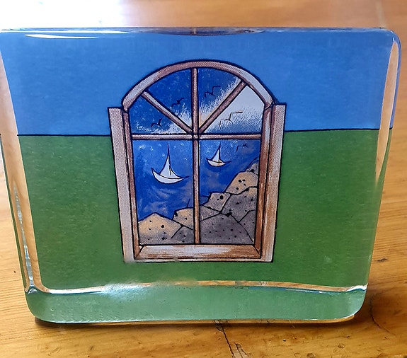 Iittala Vapaana merellä -lasikortti,Heljä Liukko-Sundström