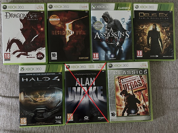 XBOX 360 pelejä