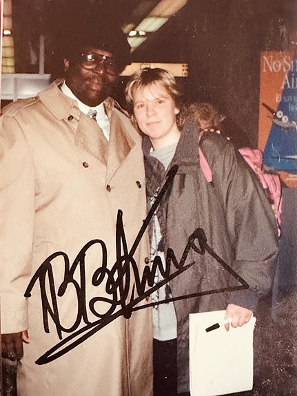 B.B. King nimikirjoitus