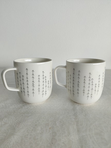 Iittala Sarjaton muki Metsä-kuviolla