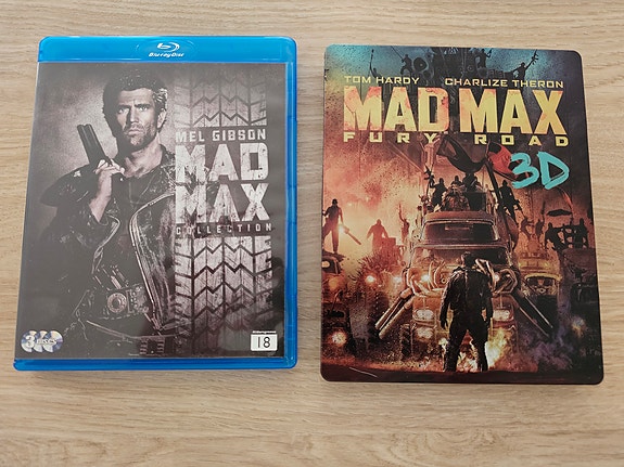 Mad Max Collection ja Fury Road 3D Steelbook Blu-ray