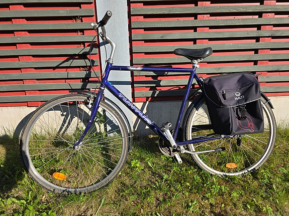 Tunturi miesten kaupunkipyörä  28" tummansininen