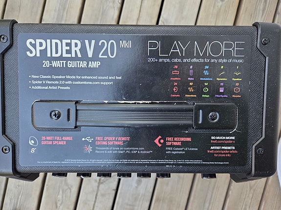 Line 6 Spider V 20 MkII 20W kitaravahvistin