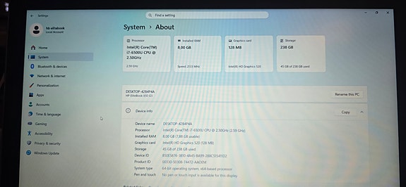 HB Elitebook g3 kannettava