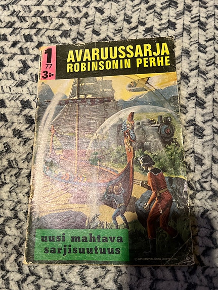 Avaruussarja Robinsonin perhe -sarjakuvalehti + Jätti Ristikot