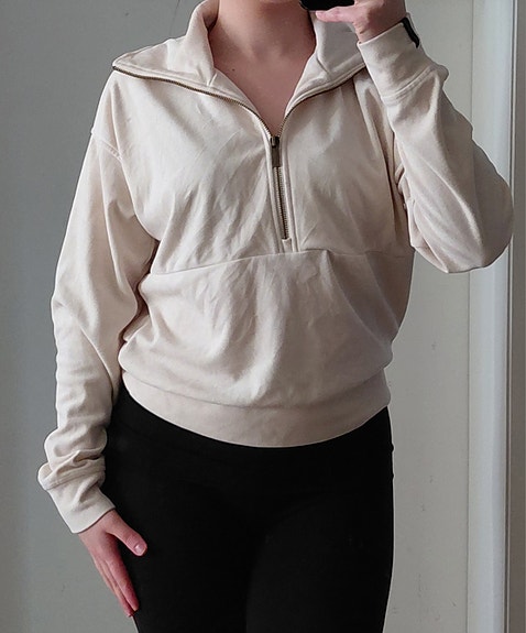 Quarter zip paita