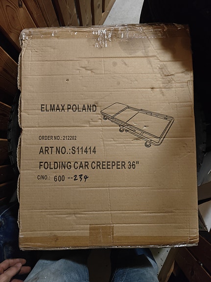 Taittuva asennusmakuualusta 36" (Folding Car Creeper)