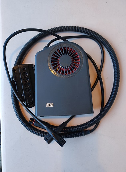 DEFA Termini 1850W + jatkojohto + Y-haara