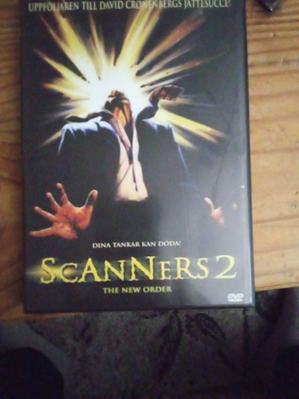 Scanners 2 The New Order DVD-elokuva