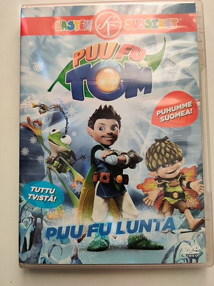 Puu Fu Tom – Puu Fu lunta DVD lasten animaatio suomeksi