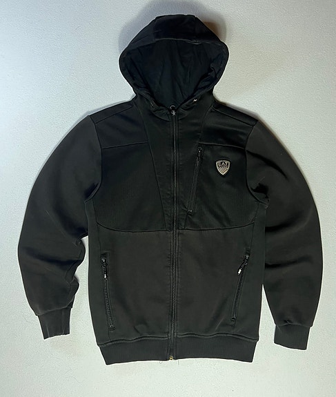 Armani EA7 huppari S musta miehille