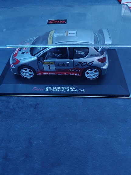 Saico 2001 Peugeot 206 WRC M. Grönholm Rallye de Monte Carlo pienoismalli