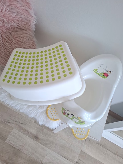 Muumipotta ja lasten jakkara