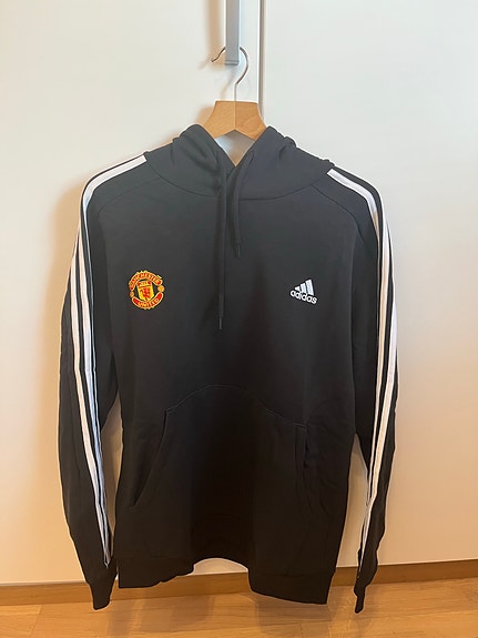 Adidas Manchester United huppari L musta