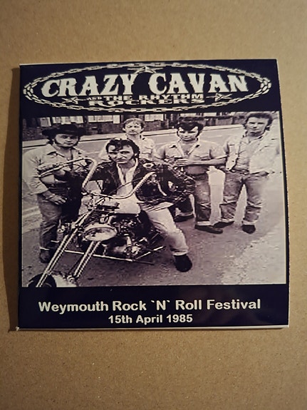 Crazy Cavan CDr Weymouth Rock ’N’ Roll Festival 1985
