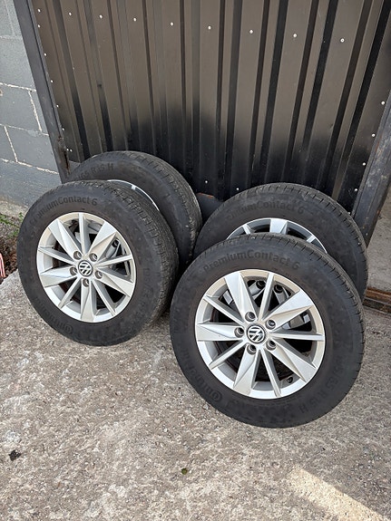 Vw alumiinivanteet continental kesärenkailla