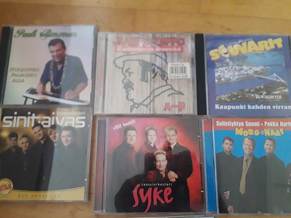 Suomi-iskelmä CD-levyjä 6 kpl