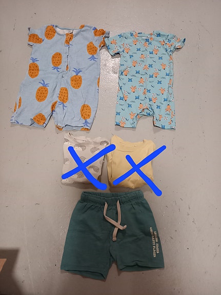 Kesävaatteet koko 80