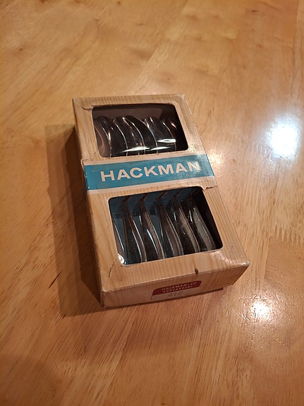 Hackman 412 kahvilusikat  laatikossa
