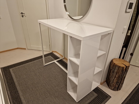Avocet valkoinen korkeakiilto pöytä