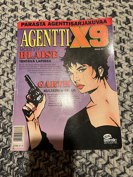 Agentti X9 Modesty Blaise sarjakuvalehti