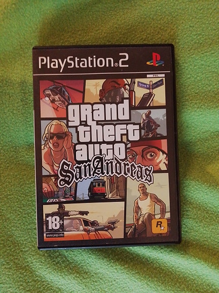 GTA SA Playstation 2 cib. Suomenkielinen kansi,kartta,ohjekirja.