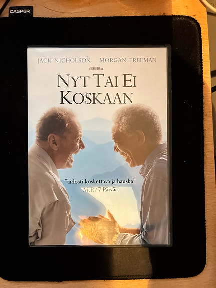 Morgan Freeman, Jack Nicholson: "Nyt tai ei koskaan", DVD-elokuva