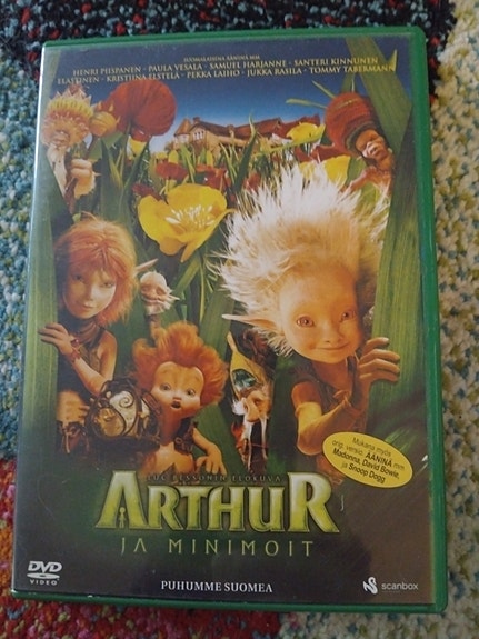 Arthur ja minimoit DVD-elokuva