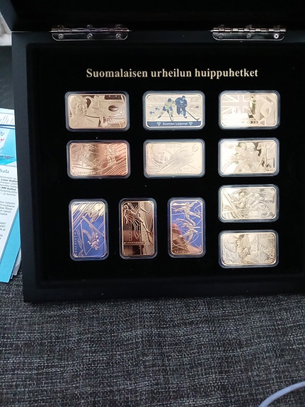 Suomalaisen urheilun huippuhetket keräilykolikkosarja