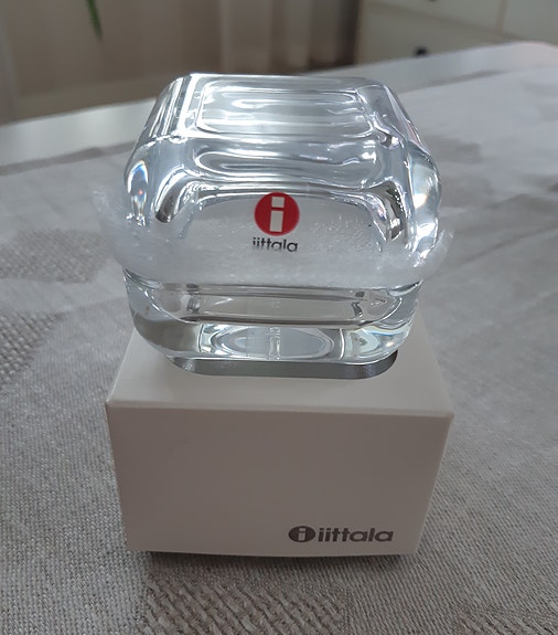 Iittala Vitriini lasirasia kirkas 60x60 mm