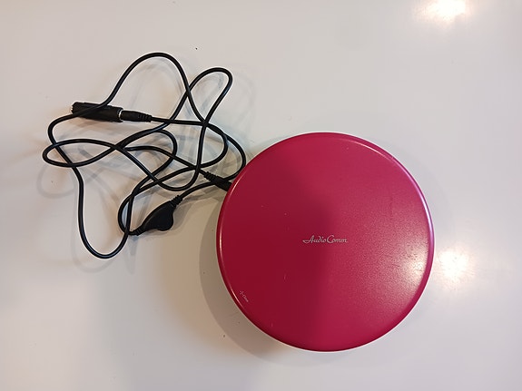 AudioComm kannettava CD-soitin+virtajohto