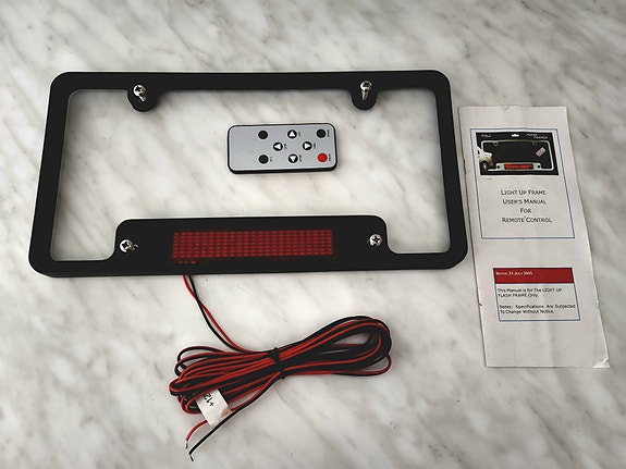 Led rekisterikilven kehys