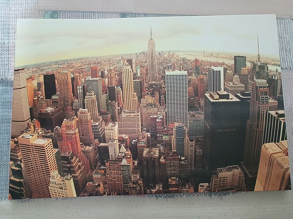 Vanha New York canvas taulu