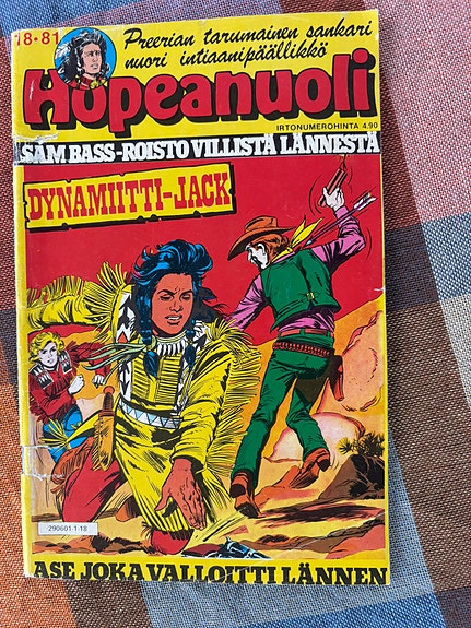 Hopeanuoli-lehti vuodelta 1981