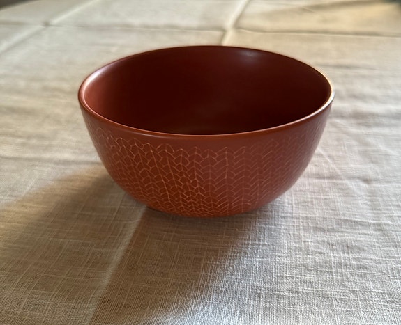 Iittala Sarjaton kulho, punasavi