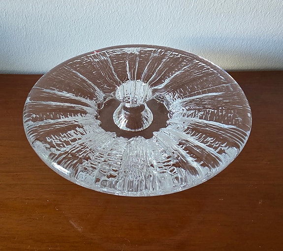 Iittala lasinen kynttilänjalka