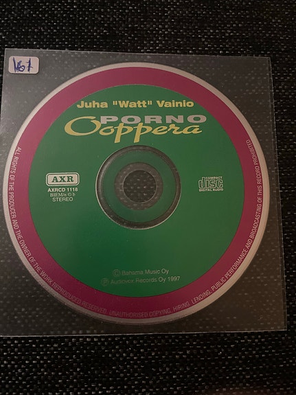 Juha "Watt" Vainio – Porno-ooppera CD-levy