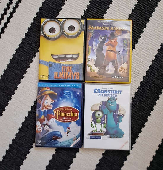 Lasten piirretyt elokuvat DVD