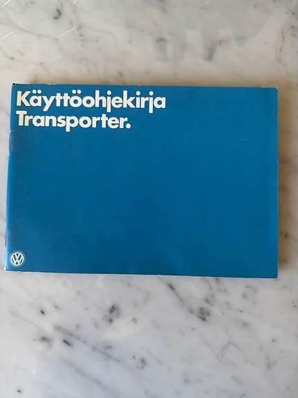 Volkswagen Transporter käyttöohjekirja 1978