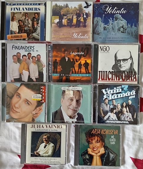 Suomi-iskelmä CD-levyjä kokoelma