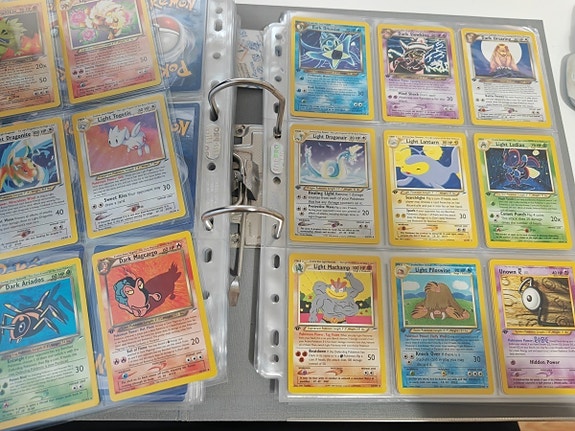 Pokemon Neo Destiny 1st edition kaikki Rare/Uncommon/Commonit