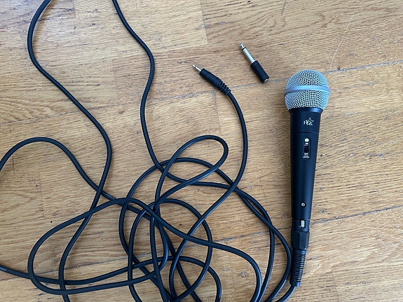 HQ-MIC20 johdollinen karaoke / puhemikrofoni 5 m