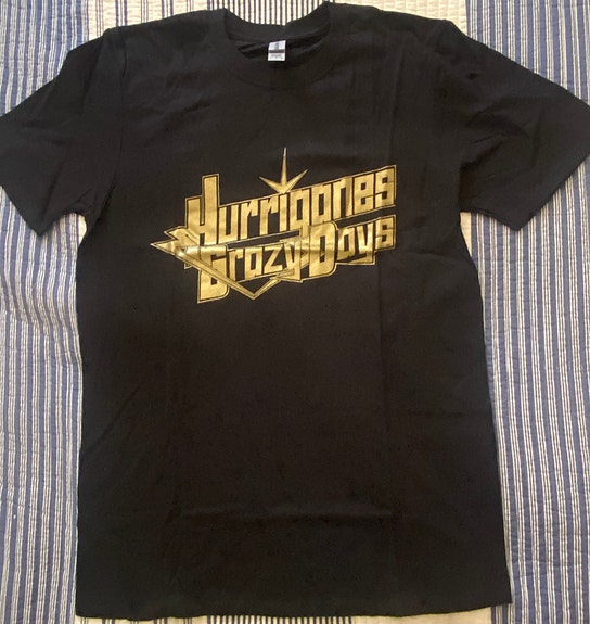 Musta Hurriganes Grazy Days unisex t-paita