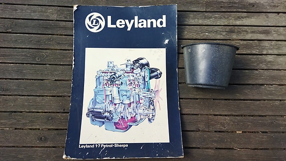 70- luku: Pahvikyltti Leyland 1,7 bensa moottori