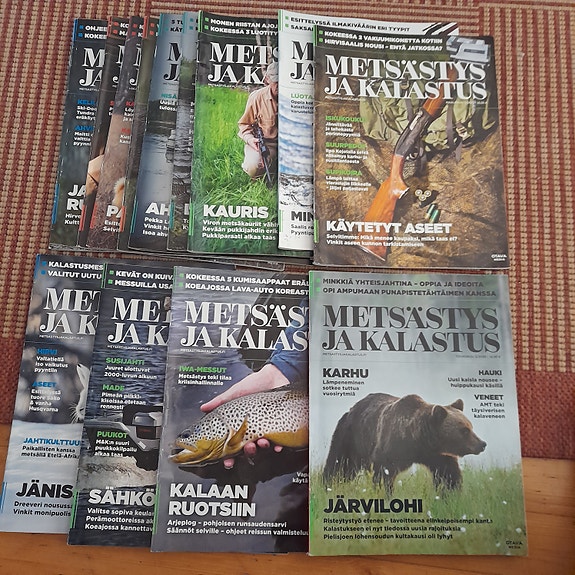 Metsästys ja Kalastus -lehtiä v. 2025 - 2026 13 kpl